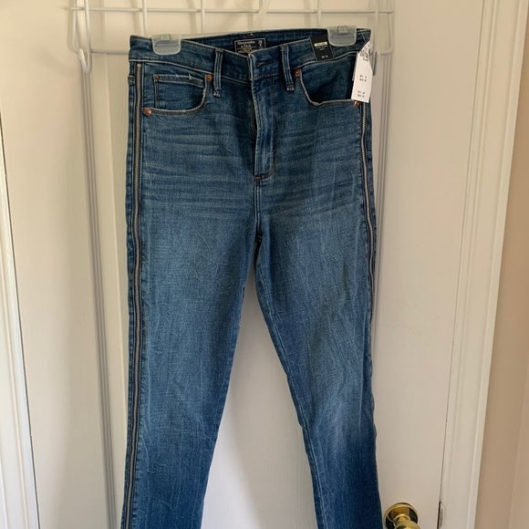 Abercrombie High Rise Super Skinny Ankle Jeans - Picture 1 of 7